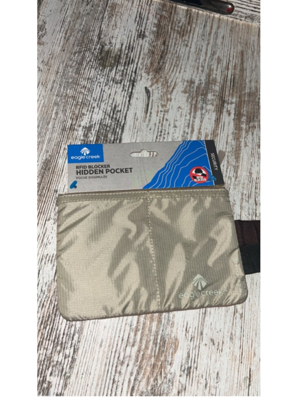 Women's Eagle Creek RFID Blocker Hidden Pocket Wallet One Size Beige Brown